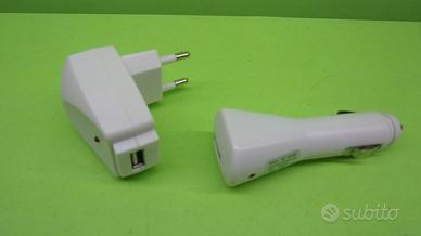 Coppia alimentatori USB da rete elettrica e da pre