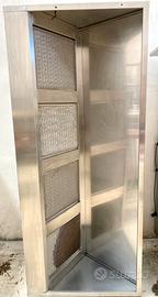 Cappa a parete Acciaio Inox