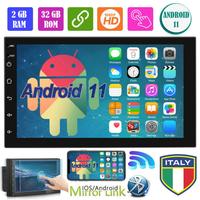 Autoradio 2 Din 7 pollici Android 11 GPS WIFI F