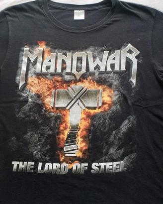 Manowar The Lord Of Steel T-shirt Size L