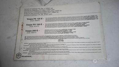 VARIANTE CATALOGO PARTI DI RICAMBIO VESPA PIAGGIO 
