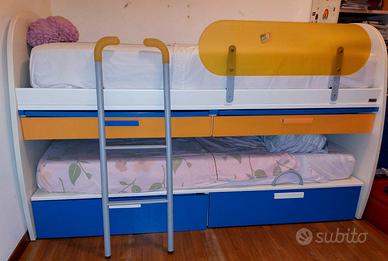 sponda e scaletta x letto a castello