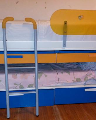 sponda e scaletta x letto a castello