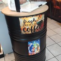 Fusto industriale arredamento.