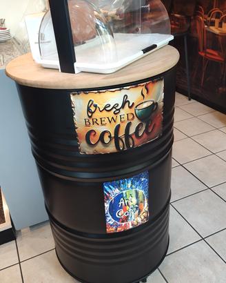 Fusto industriale arredamento.