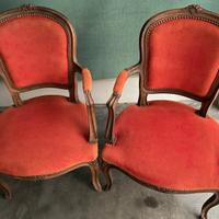 Coppia Poltroncine Antiche