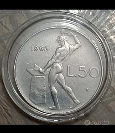 Italia – 50 Lire – 1962 – SPL+ 