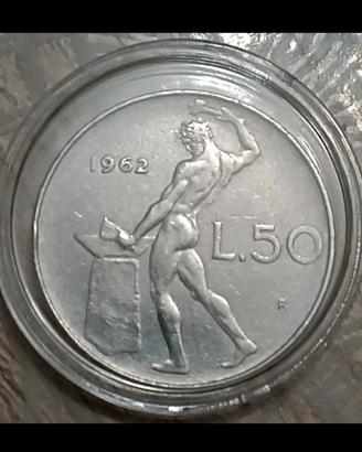 Italia – 50 Lire – 1962 – SPL+ 