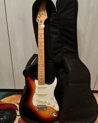 Chitarra elettrica con amplificatore
