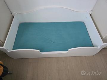 Letto a terra 70 x 140 con materasso Foppapedretti