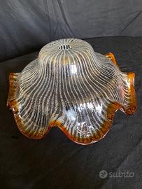 Paralume in vetro di Murano vintage, lampadario