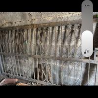 cancello nero in ferro scorrevole 