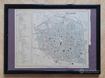 PIANTA CITTA' DI BOLOGNA - MAPPA