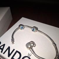 Coppia di clip Stelline blu argento 