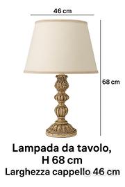Lampada da tavolo stile vintage