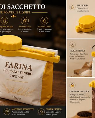 dispender per confezioni salva freschezza