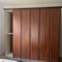 Armadio legno 6 ante