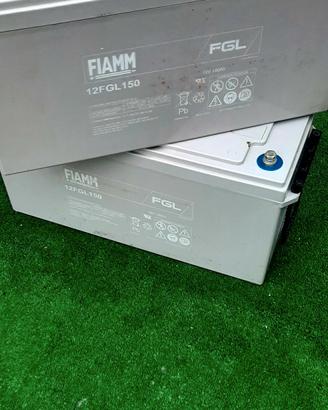 2Batterie AGM Fiamm da 150 AH l'una 