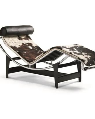 CHAISE LONGUE PELLE E CAVALLINO