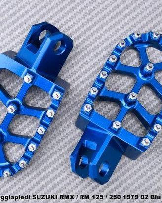 Poggiapiedi SUZUKI RMX / RM 125 / 250 1979 02 Blu