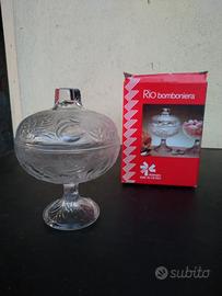 Vaso Vetro portacaramelle da negozio Coppa Porta