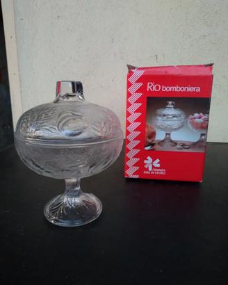 Vaso Vetro portacaramelle da negozio Coppa Porta