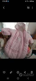 Tutina rosa invernale 3-6 mesi