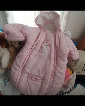 Tutina rosa invernale 3-6 mesi