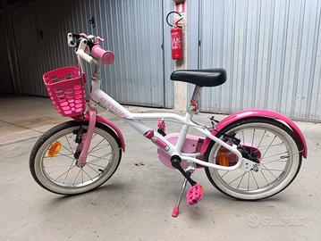 Bicicletta bambina 16" praticamente NUOVA