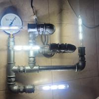 Lampada industriale.  steampunk.