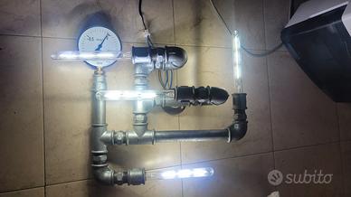 Lampada industriale.  steampunk.