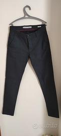 Pantaloni chino uomo neri