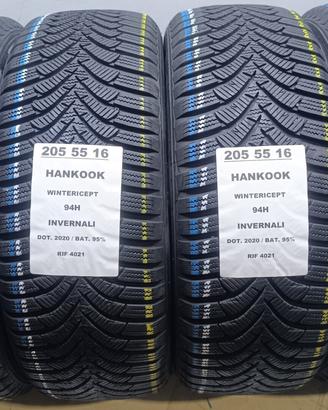 4 GOMME 205 55 16 HANKOOK INV RIF4021