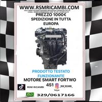MOTORE SM,ART FORTWO 451 BENZINA