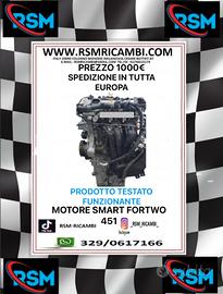 MOTORE SM,ART FORTWO 451 BENZINA