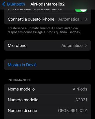 AirPods Apple originali con custodia