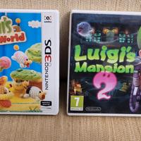 lotto 2 giochi Nintendo 3ds luigi e yoshi
