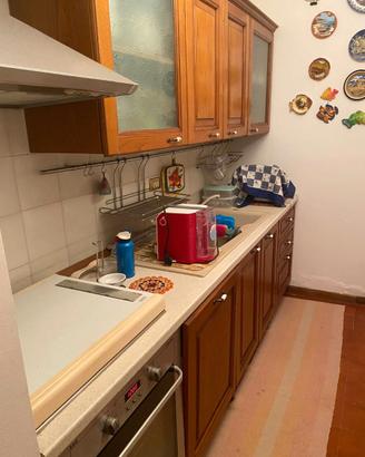 CUCINA COMP. IN STILE ARTE POVERA LEGNO MASSELLO