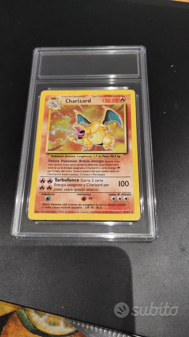 Pokemon Charizard 004/102 1999 Set Base Holo - Collezionismo In vendita ...