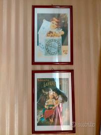 COPPIA DI MINI POSTER DA COLLEZIONE  