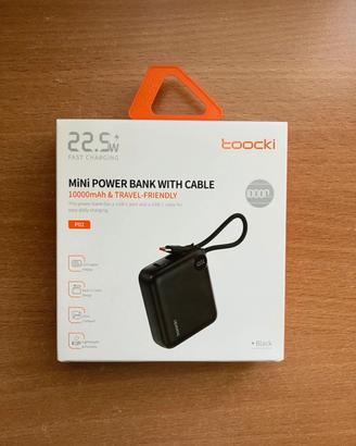 Mini power bank portatile Toocki da 10000mAh