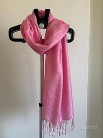 Sciarpa foulard pashmina rosa indiana paisley