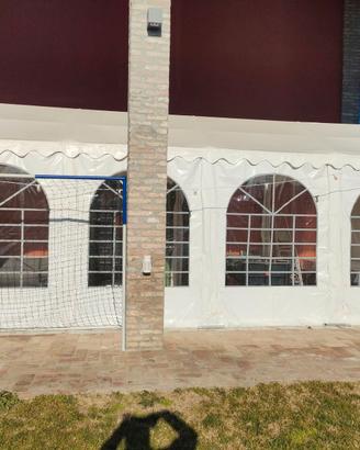 Tendone in PVC robusto misura 3X8 metri