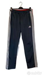 Pantaloni tuta Adidas neri S strisce bianche