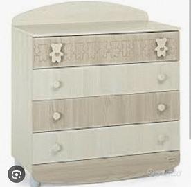 cassettiera e fasciatoio Foppapedretti 