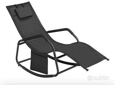 Sedia poltrona a dondolo