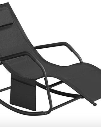 Sedia poltrona a dondolo