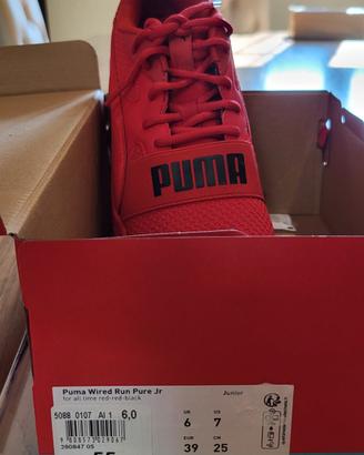Scarpe PUMA Wired Run Pure rosse 39