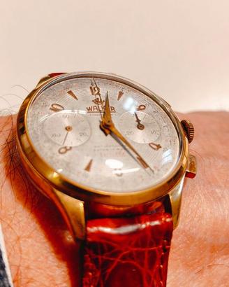 Cronografo Walker con cassa oro