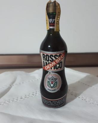 Liquore Rosso Antico Demisec - Bottiglia d'epoca 